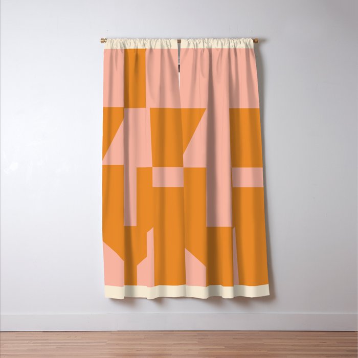 Abstract Shapes 95 Window Curtain Gallery Image 3