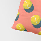 BALLS Tennis - clay court - pattern Pillow Sham Gallery Image 4