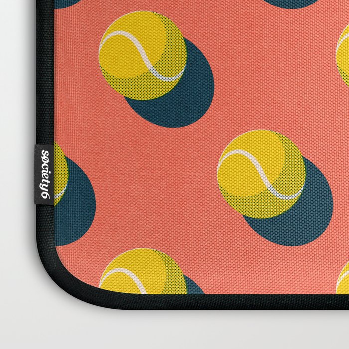 BALLS Tennis - clay court - pattern Laptop Sleeve Gallery Image 3