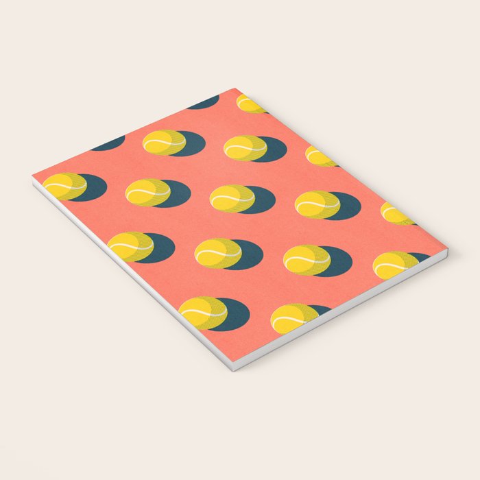 BALLS Tennis - clay court - pattern Notebook Gallery Image 3