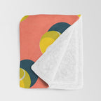 BALLS Tennis - clay court - pattern Throw Blanket Gallery Image 3
