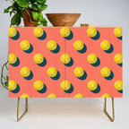 BALLS Tennis - clay court - pattern Credenza Gallery Image 1