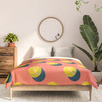 BALLS Tennis - clay court - pattern Comforter Gallery Image 3