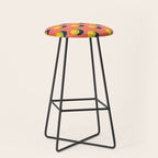BALLS Tennis - clay court - pattern Stool Gallery Image 1