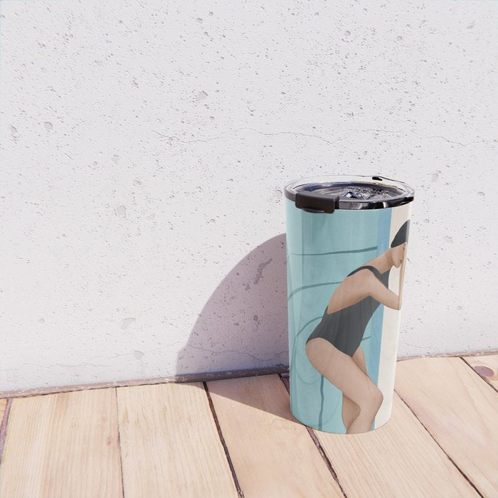 Relaxation by the Pool Travel Mug Gallery Image 4