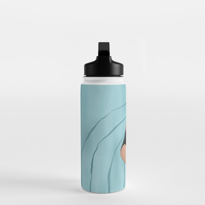Relaxation by the Pool Water Bottle Gallery Image 3