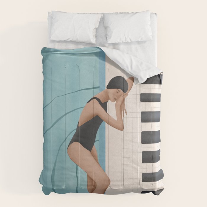 Relaxation by the Pool Comforter Gallery Image 6