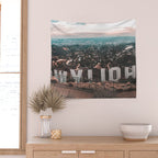 Hollywood Sign Wall Tapestry Gallery Image 2