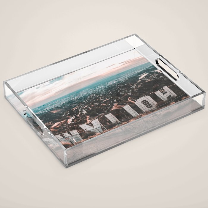 Hollywood Sign Acrylic Tray Gallery Image 1