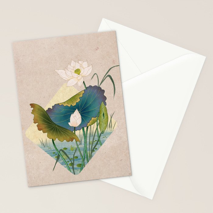 lotursflowers C : Minhwa-Korean traditional/folk art Stationery Card Gallery Image 2