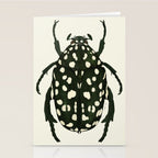 green beetle insect Stationery Card Gallery Image 2
