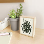 green beetle insect Mini Art Print Gallery Image 2