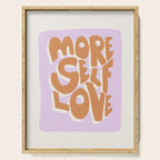More Self Love | Red Serving Tray Gallery Image 1