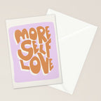 More Self Love | Red Stationery Card Gallery Image 2
