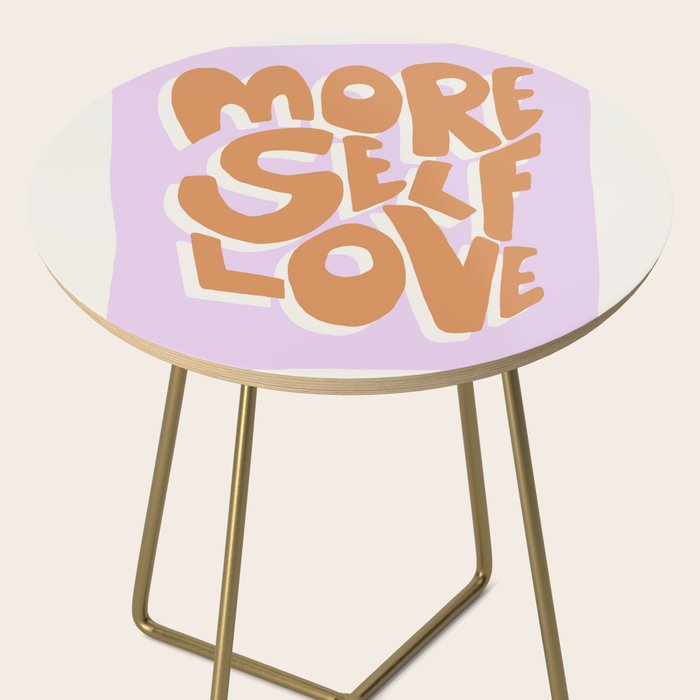 More Self Love | Red Side Table Gallery Image 2