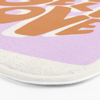 More Self Love | Red Bath Mat Gallery Image 3