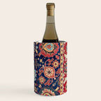 Kelleh Northwest Persian Azerbaijan Floral Carpet Print Wine Chiller Gallery Image 3