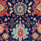 Kelleh Northwest Persian Azerbaijan Floral Carpet Print Coffee Mug Gallery Image 2