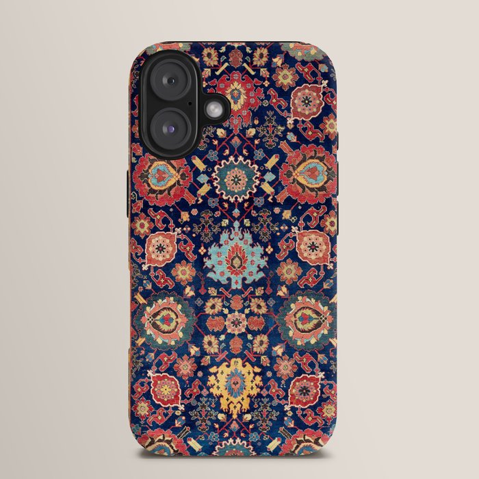 Kelleh Northwest Persian Azerbaijan Floral Carpet Print iPhone Case Gallery Image 13