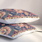 Kelleh Northwest Persian Azerbaijan Floral Carpet Print Pillow Sham Gallery Image 3