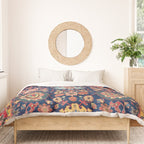 Kelleh Northwest Persian Azerbaijan Floral Carpet Print Duvet Cover Gallery Image 3