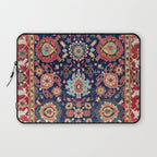 Kelleh Northwest Persian Azerbaijan Floral Carpet Print Laptop Sleeve Gallery Image 1
