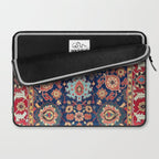 Kelleh Northwest Persian Azerbaijan Floral Carpet Print Laptop Sleeve Gallery Image 2