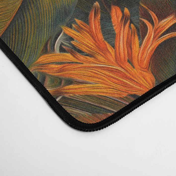 Tropical Night Garden Multicolor Desk Mat Gallery Image 4