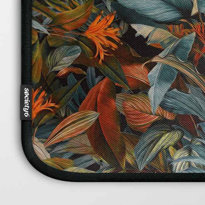Tropical Night Garden Multicolor Laptop Sleeve Gallery Image 3