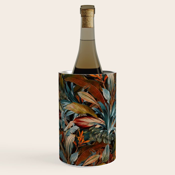 Tropical Night Garden Multicolor Wine Chiller Gallery Image 1