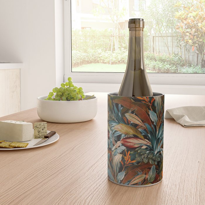 Tropical Night Garden Multicolor Wine Chiller Gallery Image 4