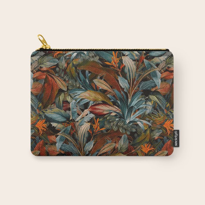 Tropical Night Garden Multicolor Carry All Pouch Gallery Image 1