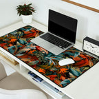 Tropical Night Garden Multicolor Desk Mat Gallery Image 2