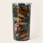 Tropical Night Garden Multicolor Travel Mug Gallery Image 1
