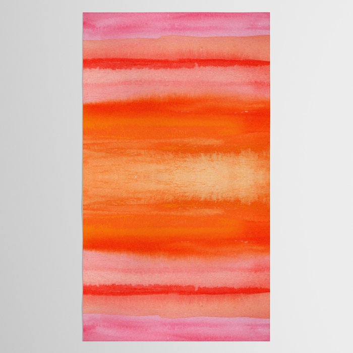 Watercolor Sunset Sky Tablecloth Gallery Image 2