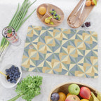 Kaleidoscope Tile Pattern XIV Neutral Earthy Pastel Cutting Board Gallery Image 2