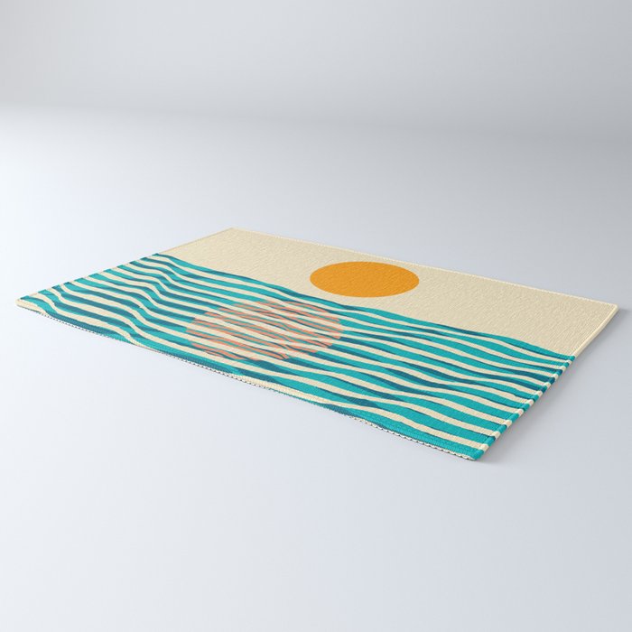 Ocean current Rug Gallery Image 3