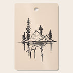 Abstract Landscape II Cutting Board Gallery Image 1
