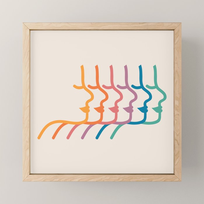 Boca Silhouettes Mini Art Print Gallery Image 1