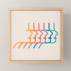 Boca Silhouettes Mini Art Print Gallery Image 1