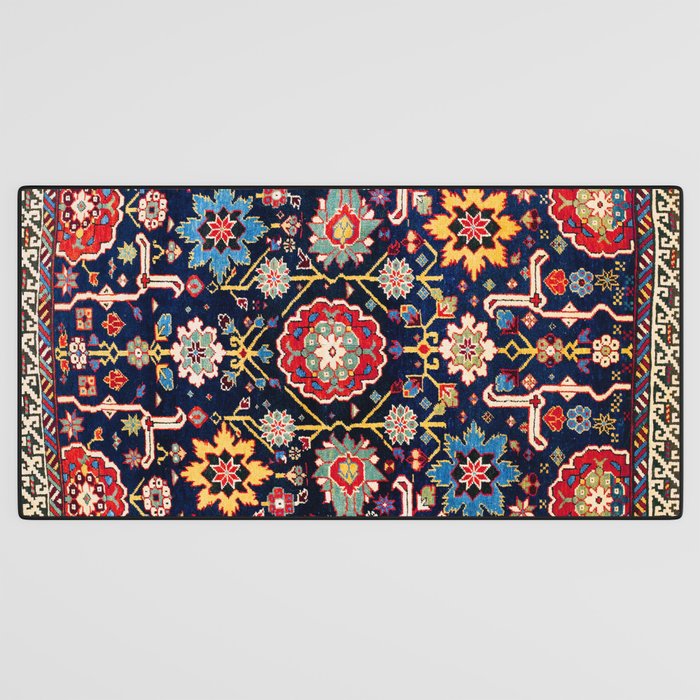 Shirvan Caucasian Afshan Antique Rug Print Desk Mat Gallery Image 3