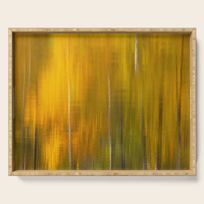 Reflection autumn  colors Serving Tray Gallery Image 1
