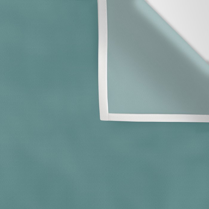 Solid Teal / Blue-Green Solid Color Wall Tapestry Gallery Image 3