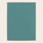 Solid Teal / Blue-Green Solid Color Poster Gallery Image 4