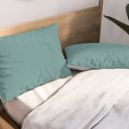Solid Teal / Blue-Green Solid Color Pillow Sham Gallery Image 2