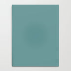 Solid Teal / Blue-Green Solid Color Notebook Gallery Image 4