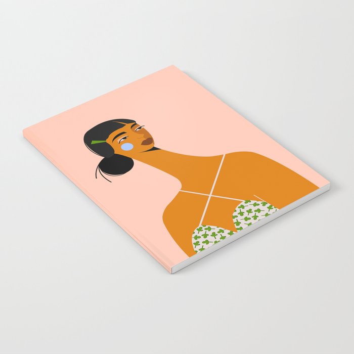 Green Hair Clip Notebook Gallery Image 2