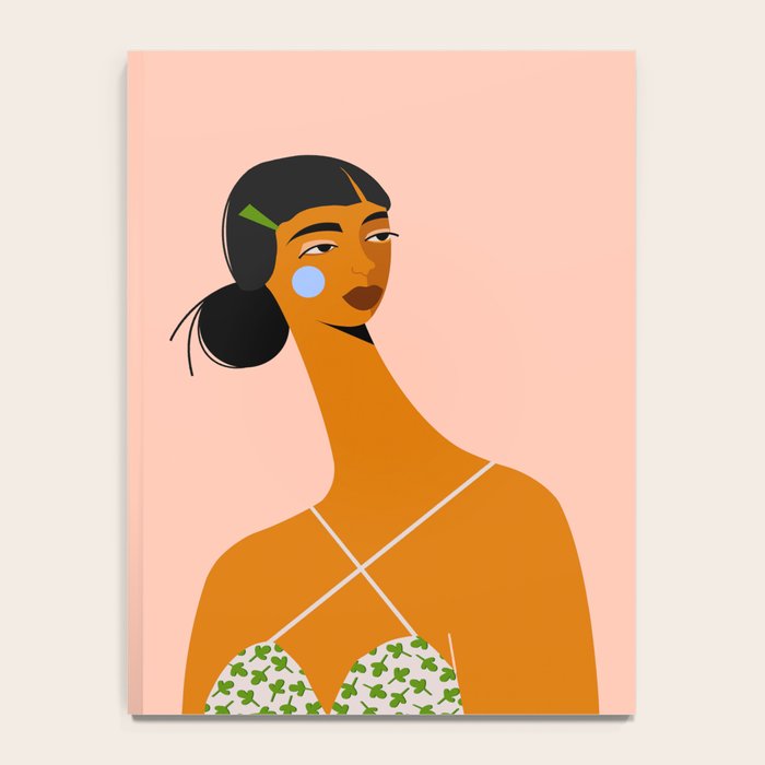 Green Hair Clip Notebook Gallery Image 4