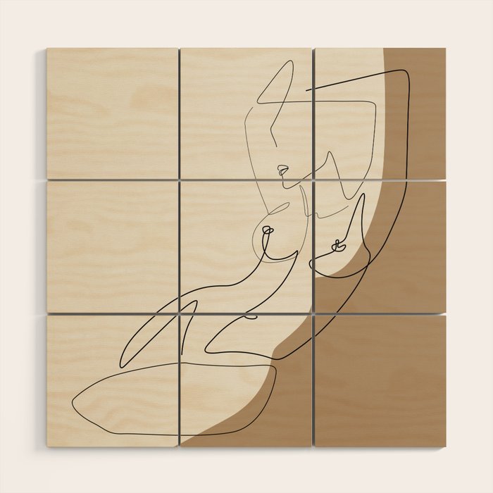 Nakedness Wood Wall Art Gallery Image 1