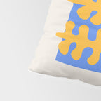 Royal Blue & Supernova: Matisse Paper Leaf Cutouts 02 Pillow Sham Gallery Image 4